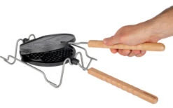 Petromax Gietijzeren Omkeerbaar Wafelijzer Incl. Steunframe -Petromax Winkel 420224 3003159