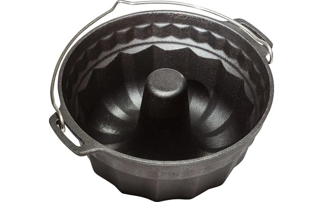 Petromax GF1 Gietijzeren Bundt Cake Vorm Met Taartbodem Deksel 3 Liter 4 Petromax GF1 Gietijzeren Bundt Cake Vorm Met Taartbodem Deksel 3 Liter - Afbeelding 3