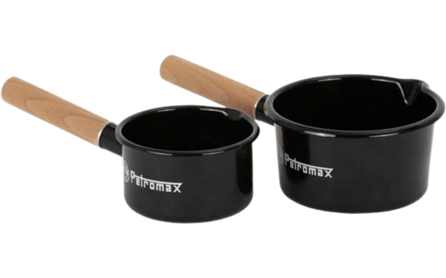 Petromax Emaille Steelpan 1 Liter Zwart 4 Petromax Emaille Steelpan 1 Liter Zwart - Afbeelding 2