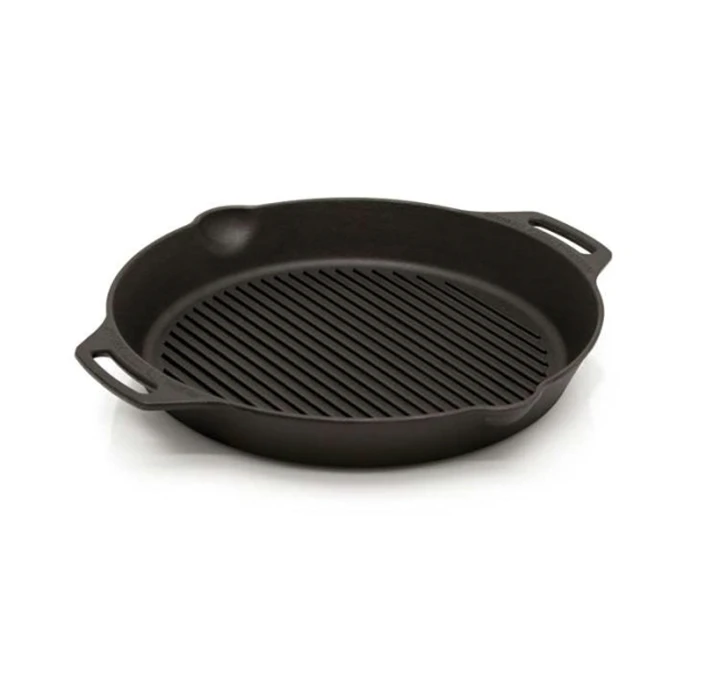 Petromax Cast Iron Grill Skillet 35cm Met Twee Handvaten 2 Petromax Cast Iron Grill Skillet 35cm Met Twee Handvaten
